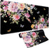 Vimorco Pink Floral Butterfly Flower Desk Mat Mouse Pad, XXL Extended Gaming Mousepad for Women, 31.2x15.6 in