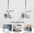 Water Line Adapter, 4 PCS Pipe Fittings in 1/2" Female to 3/8" Male Reducer Adapter, Compression Fitting for Faucet
