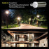 2 Pack LED Corn Light Bulb, 500W Equivalent, 5000 Lumen, 6500k Cool Daylight White, Large Area Bulb for Outdoor/Indoor