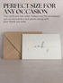 Twistionery Set 100 4x6 Thank You Cards & Envelopes of - Wedding, Baby Shower & More - Blank Cards