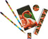 Deluxebase Wild Stationery Set - Flamingo School Supplies with 2 Pencils, Eraser, Sharpener, Ruler, Notebook