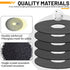 5Pcs Cut Off Wheels 3 inch with 1/4 Stem Mandrel Kit for Die Grinder - 3/8" Arbor Hole Cutting Wheel for Metal