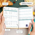 Clever Fox Pocket Food Journal - Daily Meal Planner, Track Calories & Nutrients, Weight Loss Tracker Notebook, 4x5.5”