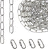 ECUDIS 20 Feet Pendant Light Fixture Chain, Lighting Hanging Chain Extension with Connection Locks, Lighting Chain