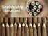BSIRI Rustic Twig Wooden Graphite Pencils, 12-Pack, Birch Tree, Camping Decorations, Novelty Gifts for Kids