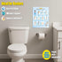 BOVAI 9x12 Inch Potty Training Chart Step by Step Laminated for Children Self Care Visual Chart Ideal for Special Needs
