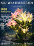 2 Pack (1White,1Pink) GIGALUMI Solar Garden Lights, LED Lily Garden Decor Carefree Solar Flowers Outdoor Waterproof