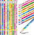 Fancy Land 50PCS Inspirational Wooden Pencils with Eraser, Motivational Sayings for Classroom