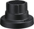 Textured Black Pedestal Mount for Post-Top Fixtures