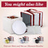Cakebon Cake Boards - Sturdy 1/2 Thick Drums, 10 Inch Professional Fully Wrapped Edges, Black 3-Pack