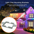 Sevomie H705 40PCS Mount Compatible with Govee Outdoor LED Lights (Non-Pro Version), LED Light Mounting Clips