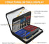 JUNDUN 5200? Fireproof Document Organizer, Multi-Pockets Accordion File with Zipper & Labels, 13 Pockets for Letter A4