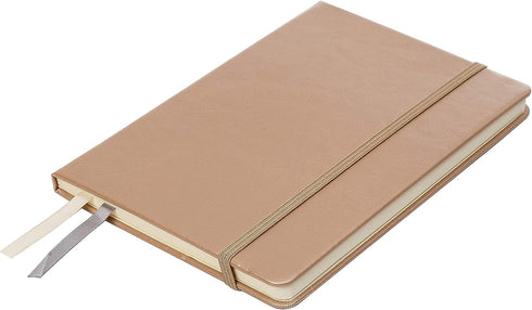 Classic A5 Dotted Grid Bullet Notebook Journal, 144 Pages, Dot Hard Cover, Premium 80gsm Acid-Free Paper, Faux Leather