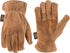 Wells Lamont Leather Work Gloves, Suede Cowhide, Large, Brown
