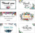 DOFE 300PCS Thank You For Supporting My Business Cards,6 Styles 3.5*1.97Customer Appreciation Card
