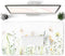 QIYI Large Mouse Pad for Desk, Floral Computer Desk Mat for Keyboard and Mouse, Non-Slip Rubber Base, Waterproof
