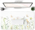 QIYI Large Mouse Pad for Desk, Floral Computer Desk Mat for Keyboard and Mouse, Non-Slip Rubber Base, Waterproof