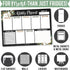 Floral Magnetic Weekly Calendar for Fridge, Dry Erase Board, Magnetic Planner, Schedule Board for Fridge