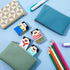 Mabor 4Pcs Cute Salaryman Erasers, Fun Bald Uncle Desk Novelty Erasers for Kids, Students, Office Supplies