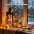 66FT 200 Brizled Smart Christmas Tree Lights, LED Color Changing Bubble Candle String Lights App & Voice Control, Warm