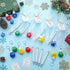 Landical 20 Sets Bulb Bulb Christmas Coworkers Gifts Employee Appreciation Gifts Bulk Light Stress Ball Keychains Pens