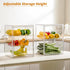 3 Countertop 10.6" 8.7" 14.2" 2 Pack SANKEU Bakery Pastry Display Case Layer Large Clear Bread Box For Kitchen Bread