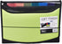 Filexec Soft Touch Padded Canvas Window Expanding File, 13 Pockets, Green (46225-4), Letter, 1 Pack