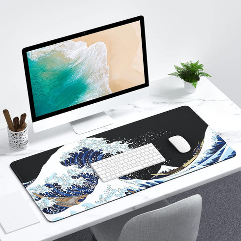 Extended Large Mouse Pad, XXL Gaming Mousepad 31.5 x 15.7 Inch, Big Computer Keyboard Desk Pad, Waterproof Mouse Mat