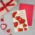 Ogeby Funny Valentine's Day Card for Brother and Family, Sweet Heart Valentines Card from Sister Brothers, Happy
