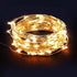 60 LEDs Warm White Color String Lights Silver Wire Indoor and Outdoor 20 Feet Firefly Starry Fairy Lights Battery Powered for DIY, Christmas, Holidays, Party, Bedroom and Centerpieces by RTGS Products