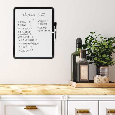 Mr. Pen Dry Erase Board - 14” X 11” with Black Marker, Small White Board for Fridge, Dry Erase Board Small