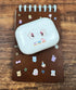 ZMLSED 28 Pre-Cut Mini Stickers Book, Tiny Star Bread Theme Stickers for Journals Planners Scrapbooking DIY Decoration