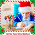 Yexiya Christmas Multi Point Stackable Push Pencil, 48 Pcs Bulk with Xmas Tree Santa Snowman Reindeer Topper