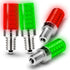 ALIDE Red Green E12 LED Candle Light Bulb4W, 40Watt Equivalent, E12 Small Base