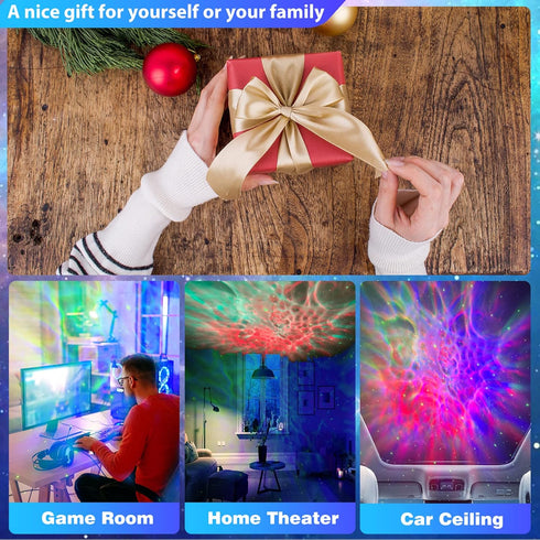 FSSQBFLC Astronaut Galaxy Projector, Star Projector Galaxy Light, Night Light for Kids, Nebula Ceiling LED Lamp, Room