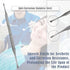 A2Z-Dental Set, (Set 7Pcs) Tools Dental Pick Oral Care Kit, Stainless Steel Dental Hygiene Kit Tooth Scraper Tartar