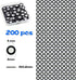 Gloxyuni 200 (3mm Inner/6mm 3D 3D PCS Outer) Reusable High-Reflectivity Magnetic Scanning Fiducial Markers Magnetic