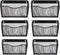 EasyPAG Wall Mount File Holder, 6 Pack Single Pocket Hanging File Organizer, Magazine Folder Basket for Office and