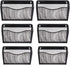 EasyPAG Wall Mount File Holder, 6 Pack Single Pocket Hanging File Organizer, Magazine Folder Basket for Office and