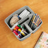 ECR4Kids 3-Compartment Storage Caddy, Grey Supply Organizer, 6-Pack for Classroom and Office Organization