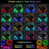 40Ft 16 100 20 XEWEA Solar String Lights Outdoor, Colors LED String Lights with Modes Remote, Waterproof Solar Powered