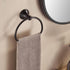 WOLIBEER Bronze Towel Ring,Bathroom Hand Towel Holder Oil Rubber, Round Hand Towel Rack Hanger Wall Mounted Farmhouse Bath Accessories by WOLIBEER