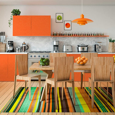 Abyssaly Orange Peel and Stick Wallpaper - Removable Self-Adhesive, 15.7" X 118", Embossed Silk Textured