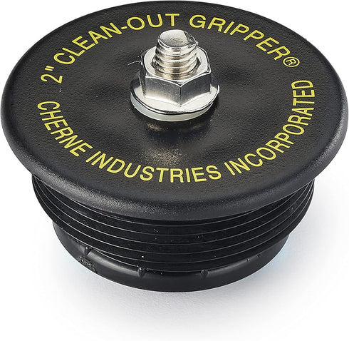 Cherne 270168 Mechanical Clean Out Plug, Black