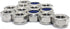Fullerkreg 10-32 Nylon Insert Hex Lock Nuts, 18-8 Stainless Steel, Quantity 100