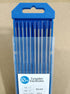 ZINGER TIG Welding Tungsten Electrodes - 2% Lanthanated (WL20/EWLa-2) Blue, 10-Pack