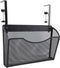 ZJchao Desk Side Storage Organizer Adjustable Mesh Hanging Desk Organizer Carbon Steel