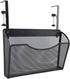 ZJchao Desk Side Storage Organizer Adjustable Mesh Hanging Desk Organizer Carbon Steel