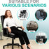 Set Premium Ergonomic Seat Cushion with Back Support, Non-Slip Base for Office Chair, Memory Foam Lumbar Pillow, Back