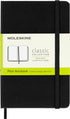 Moleskine Classic Notebook, Hard Cover, Pocket (3.5" x 5.5") Plain/Blank, Black, 192 Pages for Daily Use
